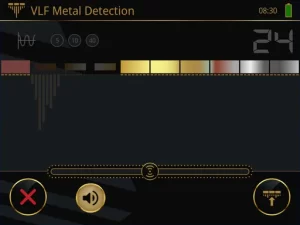 Values in deactivated Target-ID zones are faintly displayed, ensuring treasure hunters don't miss any potential targets.