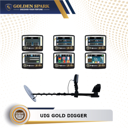 UIG GOLD DIGGER METAL DETECTOR settings